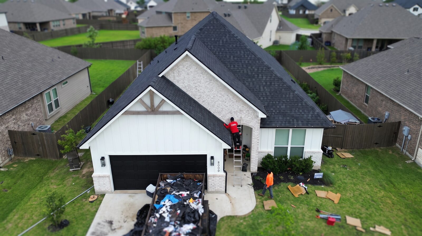 Completed roofing project by Tilt Roofing & Restoration
