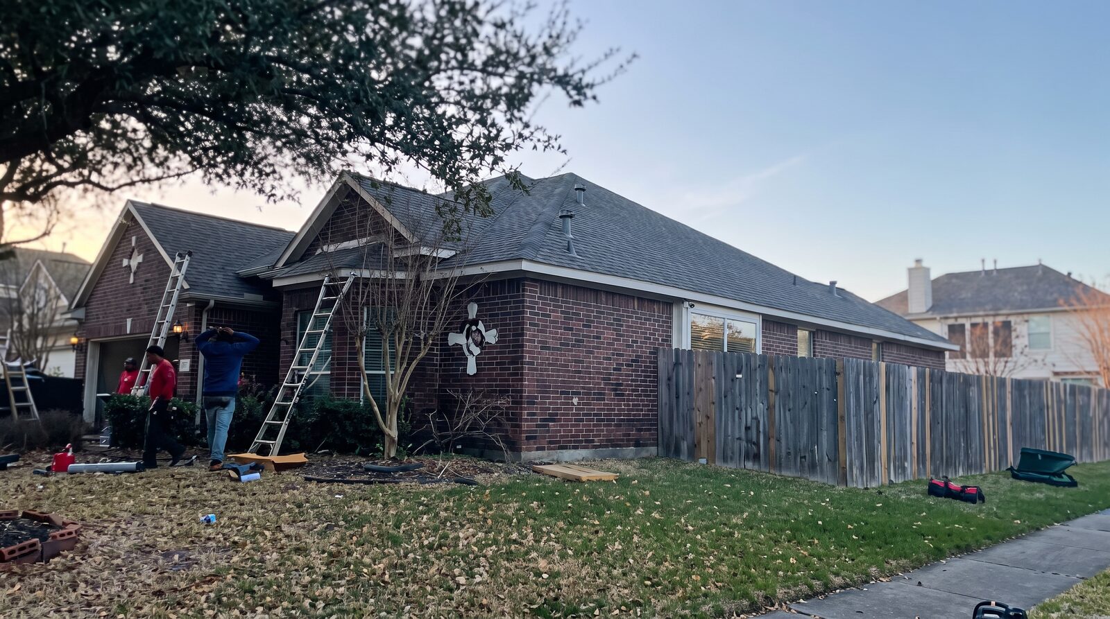 Completed roofing project by Tilt Roofing & Restoration