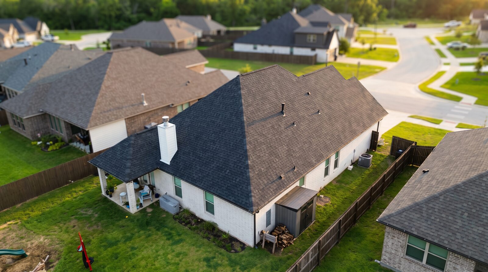 Completed roofing project by Tilt Roofing & Restoration